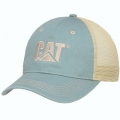 Caterpillar CAT Slate & Beige Twill Mesh Cap