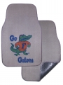 Florida Gators "Go Gators" 2pc Grey Universal Car Floor Mats