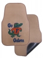 Florida Gators "Go Gators" 2pc Beige Universal Car Floor Mats