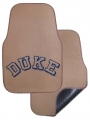 Duke Blue Devils 2pc Beige Universal Car Floor Mats