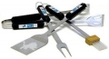 Detroit Lions Stainless Steel BBQ Utensil Set