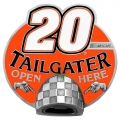 Tony Stewart #20 NASCAR Tailgater Trailer Hitch Cover