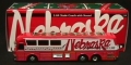 Nebraska Cornhuskers White Rose Musical Bus