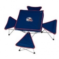 New England Patriots NFL Integrated Tailgating Table with Stools-CLOSEOUT