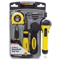 Road Pro 9-Piece Utility Tool Set with Tape Measure, Flashlight & Storage Case