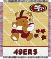 San Francisco 49ers 36" x 48" Triple Woven Baby Throw Blanket