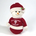Philadelphia Phillies Animated 9" Snowflake Friends Snowman
