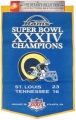 St. Louis Rams 24" x 36" Wool Dynasty Banner