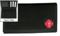 Deluxe Leather Firefighter Checkbook Cover