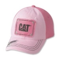 Caterpillar CAT Girl's Pink Flower Cap