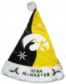 Iowa Hawkeyes Color Block Santa Hat