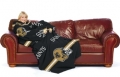 New Orleans Saints NFL Adult Huddler 71" x 48" Fleece Snuggie Throw Blanket