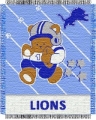 Detroit Lions 36" x 48" Triple Woven Baby Throw Blanket