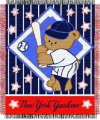 New York Yankees 36" x 48" Triple Woven Baby Throw Blanket