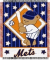 New York Mets 36" x 48" Triple Woven Baby Throw Blanket