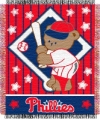 Philadelphia Phillies 36" x 48" Triple Woven Baby Throw Blanket