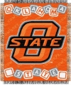 Oklahoma State Cowboys 36" x 48" Triple Woven Baby Throw Blanket