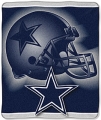 Dallas Cowboys 50" x 60" Tonal Helmet Style Royal Plush Raschel Throw Blanket