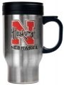 Nebraska Cornhuskers Stainless Steel Travel Mug