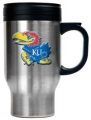 Kansas Jayhawks NCAA Stainless Steel Travel Mug