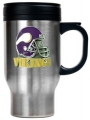 Minnesota Vikings Stainless Steel Travel Mug