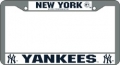New York Yankees Chrome License Plate Frame