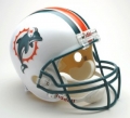 Miami Dolphins Full Size ""Deluxe"" Replica NFL Helmet by Riddell