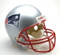 New England Patriots Full Size ""Deluxe"" Replica NFL Helmet by Riddell