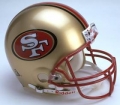 San Francisco 49ers Full Size Authentic ""ProLine"" NFL Helmet by Riddell