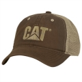 Caterpillar CAT Brown/Tan Trucker Mesh Cap