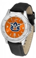 Auburn Tigers Leather Strap Competitor Series Watches