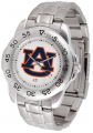 Auburn Tigers Stainless Steel Band Sport Watches