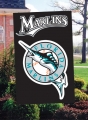 Florida Marlins MLB Embroidered Vertical Outdoor Flag