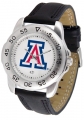 Arizona Wildcats Leather Strap Sport Watches