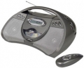 GPX AM/FM/CD Stereo Radio Boombox with Digital Display and Remote Control