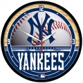 New York Yankees MLB Round Wall Clock