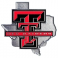 Texas Tech Red Raiders NCAA Logo Texas State Style Hitch Cover