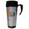 Miami Hurricanes NCAA Diamond Plate Travel Mug