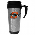 Oklahoma State Cowboys NCAA Diamond Plate Travel Mug