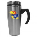Kansas Jayhawks NCAA Stainless Steel Contemporary 18 oz. Travel Mug