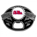 Ole Miss Rebels NCAA Bottle Opener Tailgater Belt Buckle