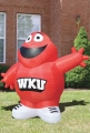 Western Kentucky "Big Red" 7' Tall Inflatable Mascot Lawn Figure-FREE SHIPPING