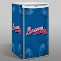 Boelter Atlanta Braves MLB 84 Can Counter Top Refrigerator