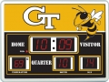 Georgia Tech Yellow Jackets NCAA LED Game Room Scoreboard