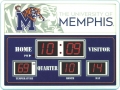 Memphis Tigers NCAA LED Game Room Scoreboard