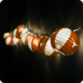 Texas Longhorns String of Paper Party Lanterns