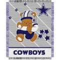 Dallas Cowboys 36" x 48" Triple Woven Baby Throw Blanket
