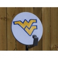 West Virginia Mountaineers NCAA Satellite Dish Cover by Dish Rags
