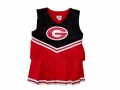 Georgia Bulldogs NCAA College Youth Red/Black Cheerleading Outfits-FREE SHIPPING