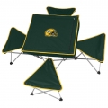 Green Bay Packers NFL Integrated Tailgating Table with Stools-CLOSEOUT